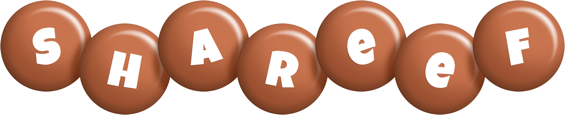 Shareef candy-brown logo