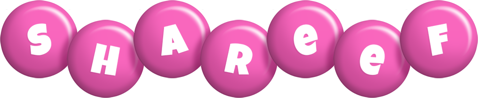 Shareef candy-pink logo