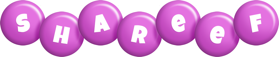 Shareef candy-purple logo