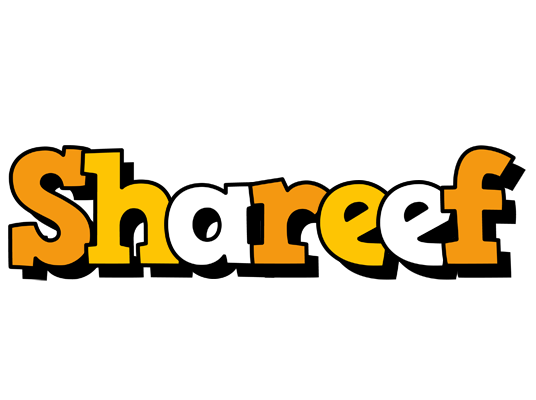 Shareef cartoon logo