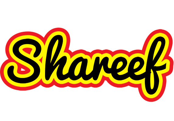 Shareef flaming logo