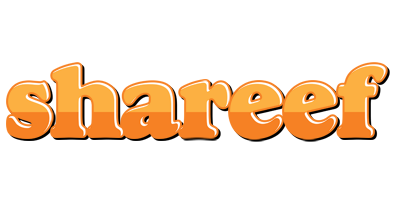 Shareef orange logo