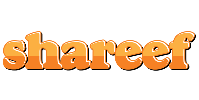Shareef orange logo