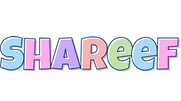 Shareef pastel logo