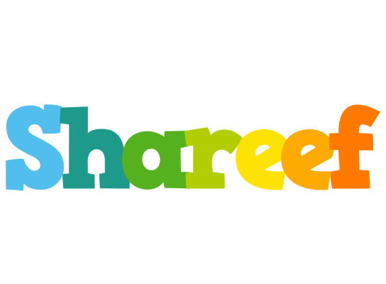 Shareef rainbows logo