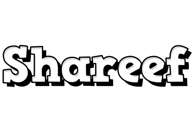 Shareef snowing logo