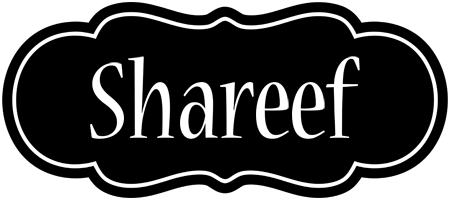 Shareef welcome logo