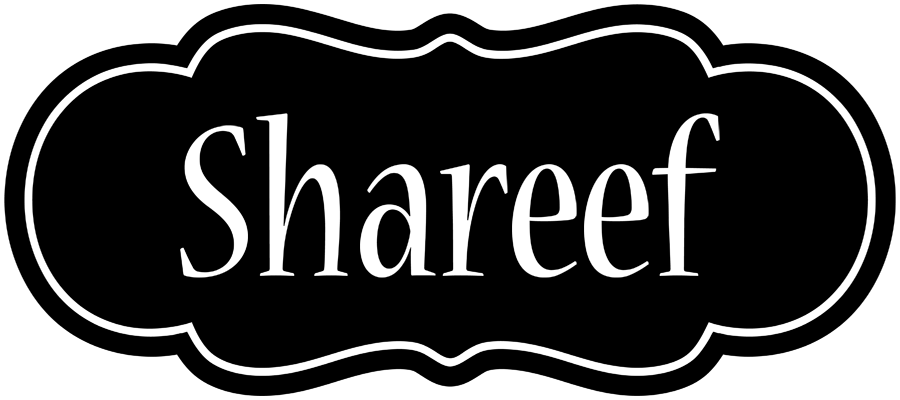 Shareef welcome logo