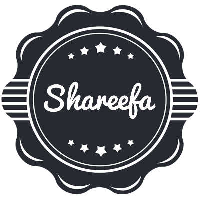 Shareefa badge logo
