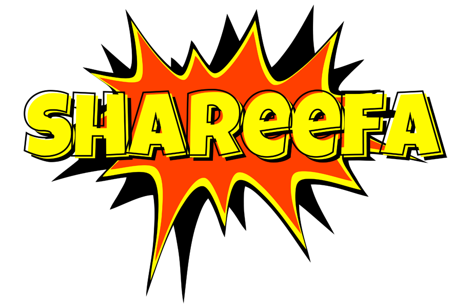 Shareefa bazinga logo