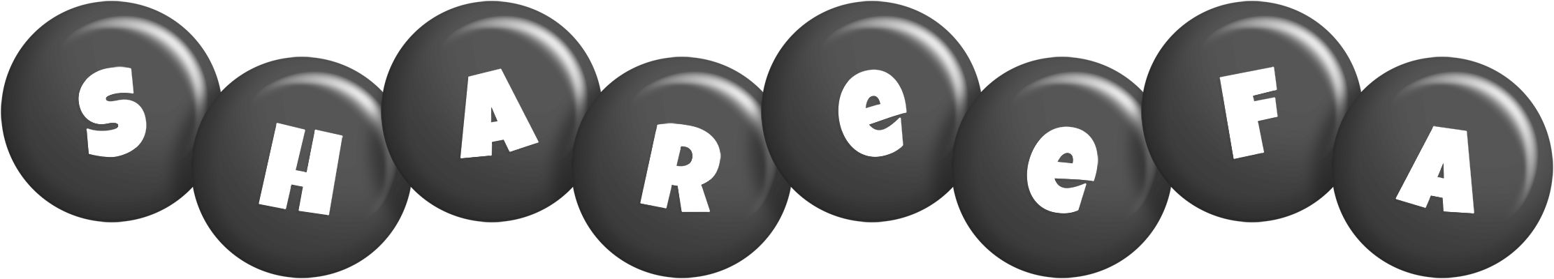 Shareefa candy-black logo