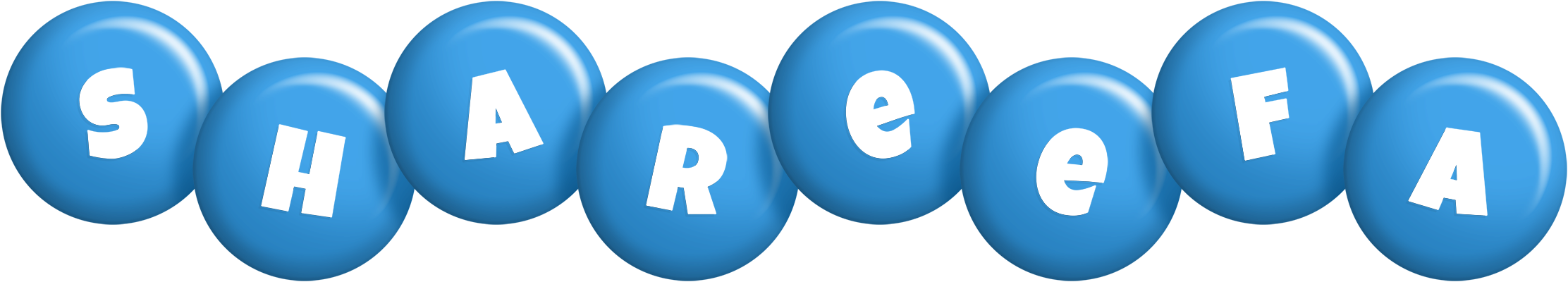 Shareefa candy-blue logo