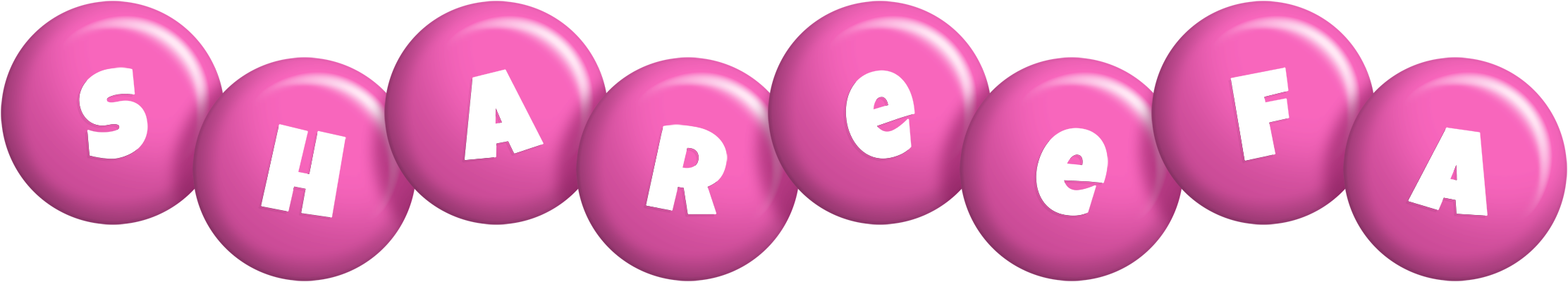 Shareefa candy-pink logo