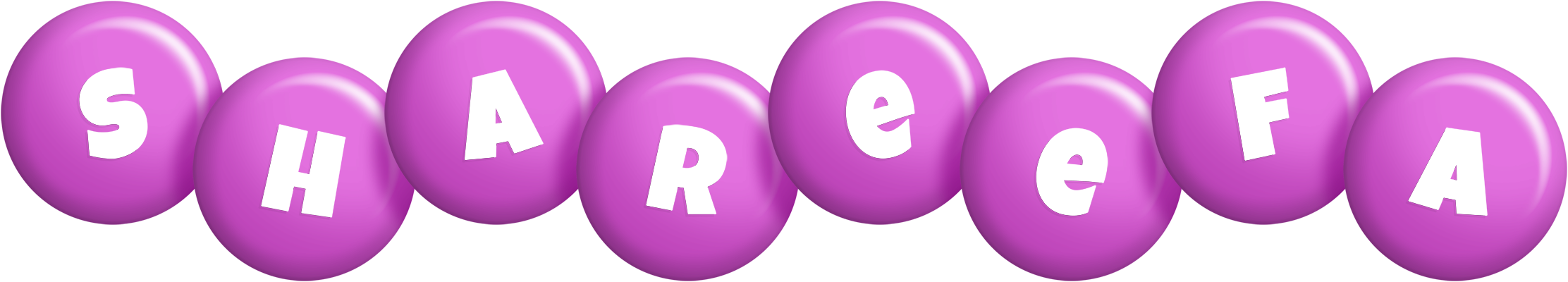 Shareefa candy-purple logo