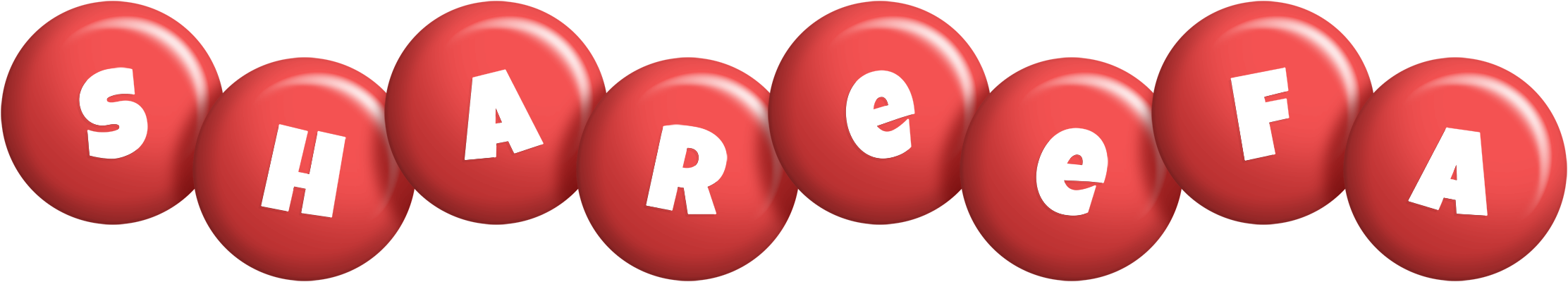 Shareefa candy-red logo