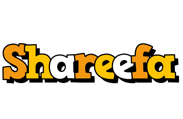 Shareefa cartoon logo
