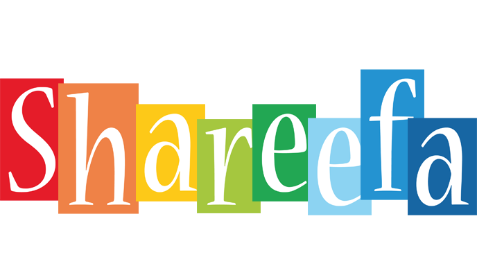Shareefa colors logo