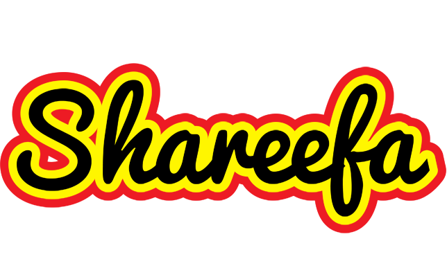 Shareefa flaming logo