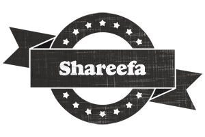 Shareefa grunge logo
