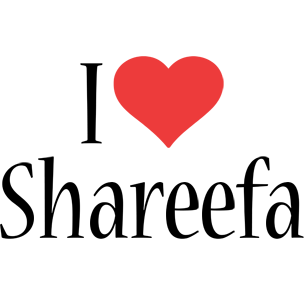 Shareefa i-love logo