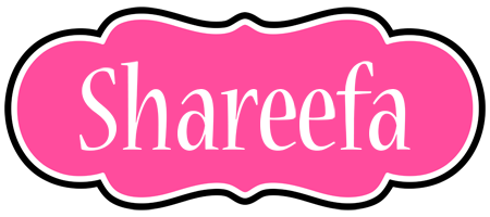 Shareefa invitation logo