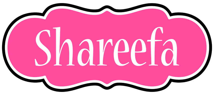 Shareefa invitation logo