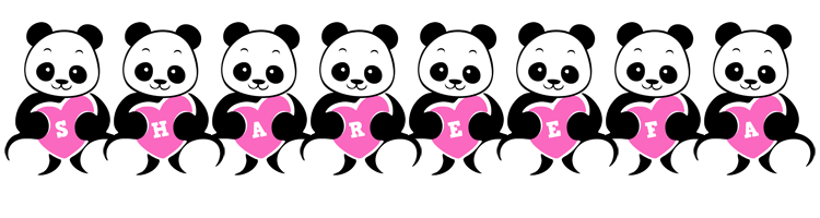 Shareefa love-panda logo