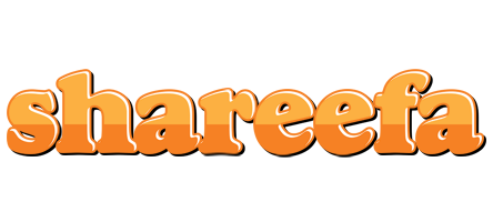 Shareefa orange logo