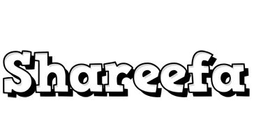 Shareefa snowing logo