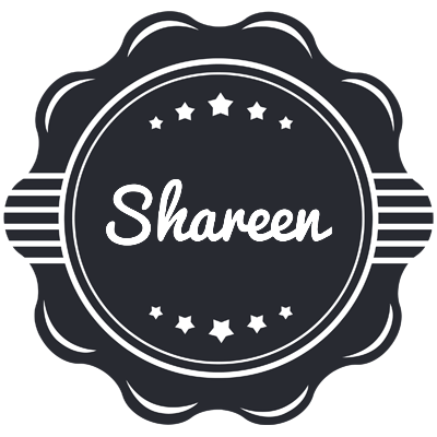 Shareen badge logo