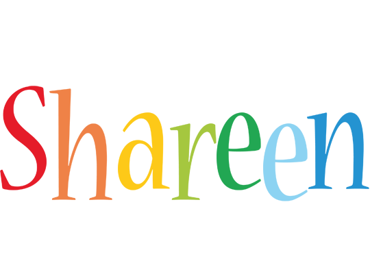 Shareen birthday logo