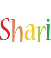 Shari birthday logo
