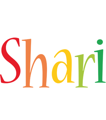 Shari birthday logo