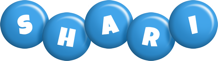 Shari candy-blue logo