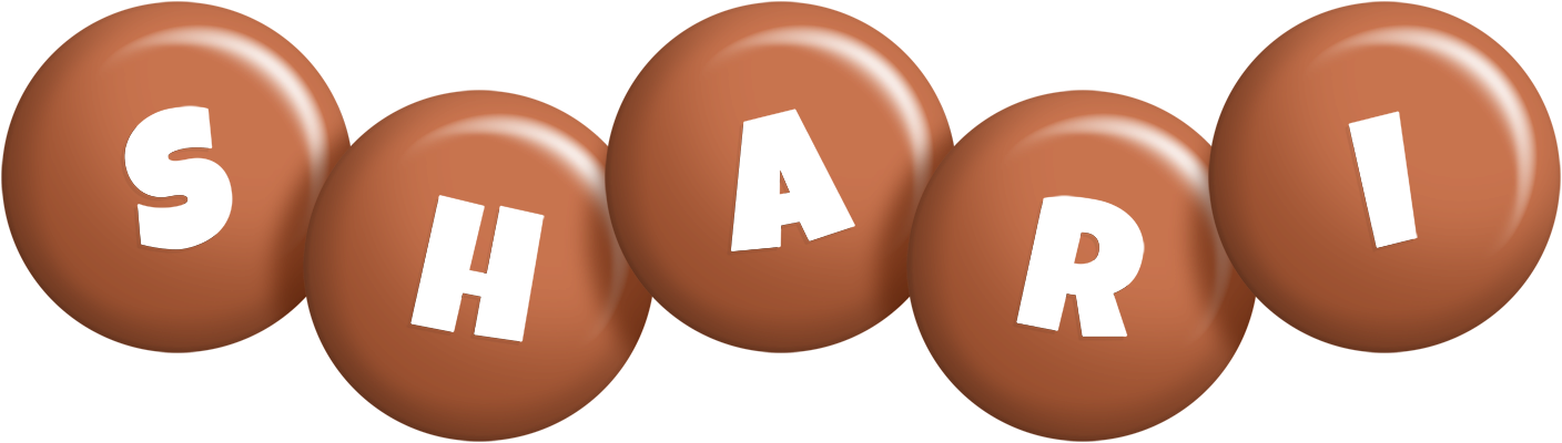 Shari candy-brown logo