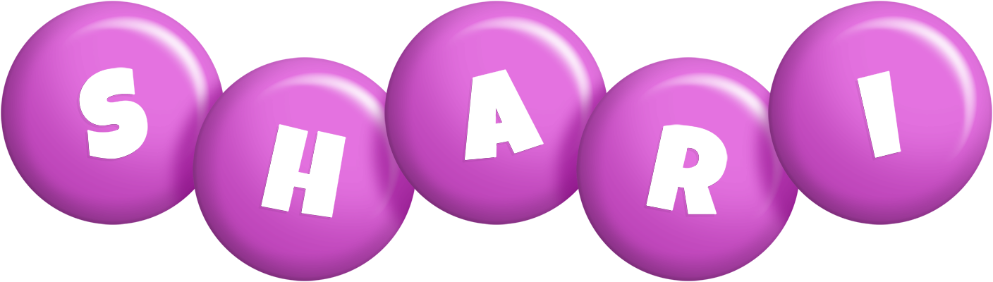 Shari candy-purple logo
