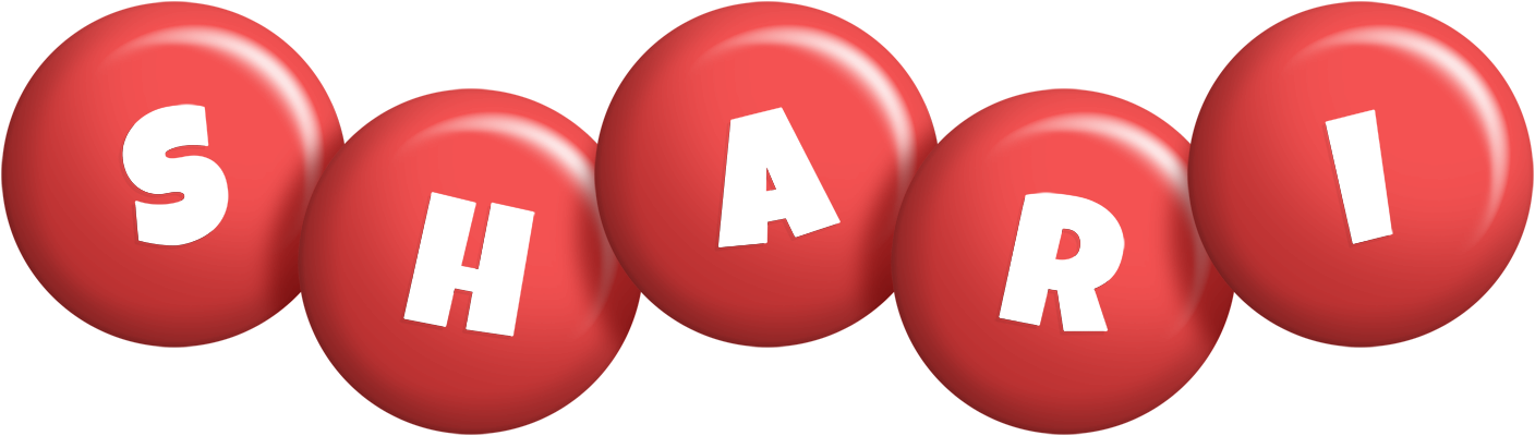 Shari candy-red logo