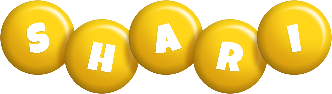 Shari candy-yellow logo