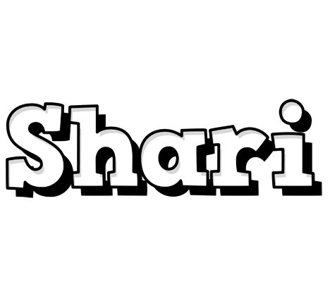 Shari snowing logo
