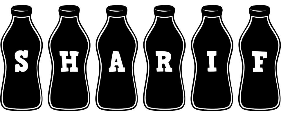 Sharif bottle logo