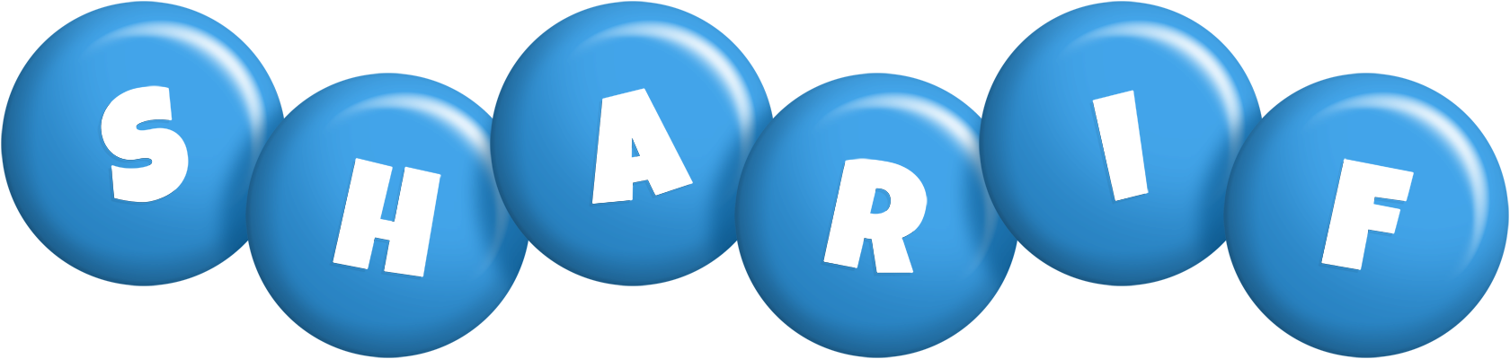Sharif candy-blue logo