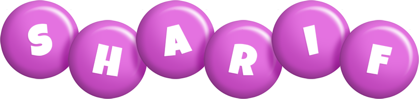 Sharif candy-purple logo