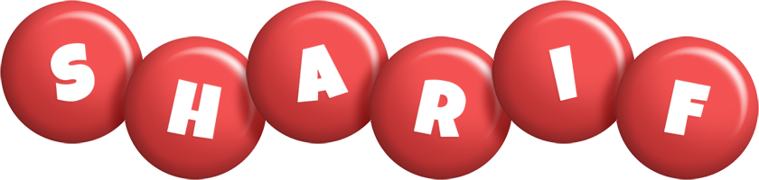 Sharif candy-red logo