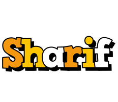 Sharif cartoon logo