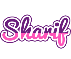 Sharif cheerful logo