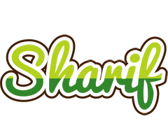 Sharif golfing logo
