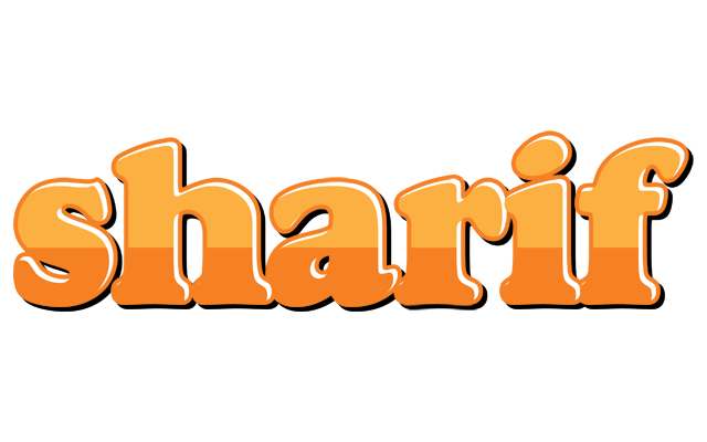 Sharif orange logo