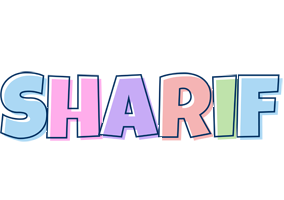 Sharif pastel logo