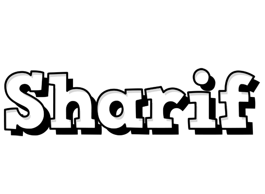 Sharif snowing logo