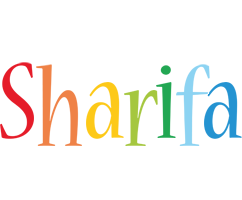 Sharifa birthday logo